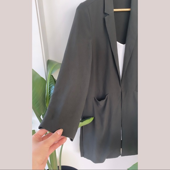 ✨ charcoal duster jacket/blazer ✨ - Picture 2 of 9